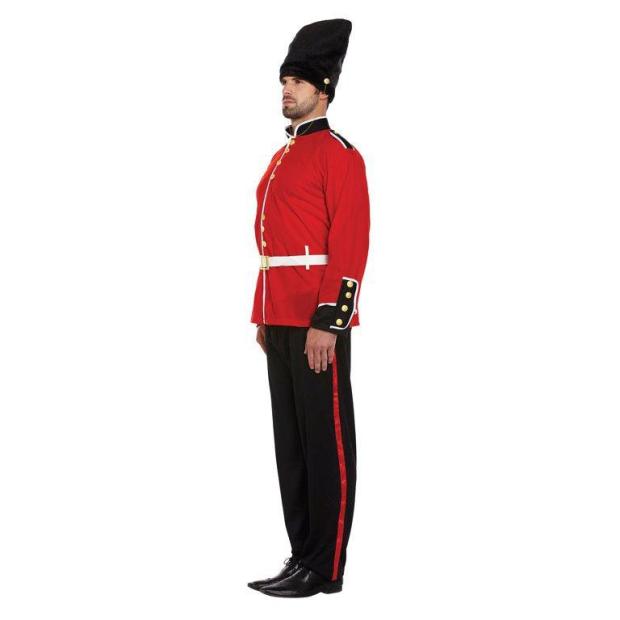 Adult Busby Guard Costume (One Size)  |   Military FANCY DRESS Military