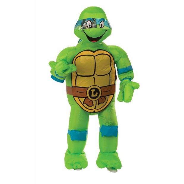 Adult Inflatable Leonardo Teenage Mutant Ninja Turtle Fancy Dress Costume  |   Inflatable FANCY DRESS Inflatable