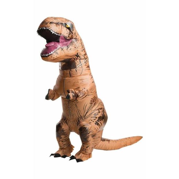 Adult Inflatable T-Rex Dinosaur Costume Blow Up Ladies Fancy Dress Outfit  |   Inflatable FANCY DRESS Inflatable