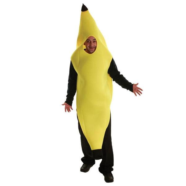 Adult Novelty Barmy Banana Man Fancy Dress (One Size) Funny Costume  |   Food and drink FANCY DRESS Food & drink