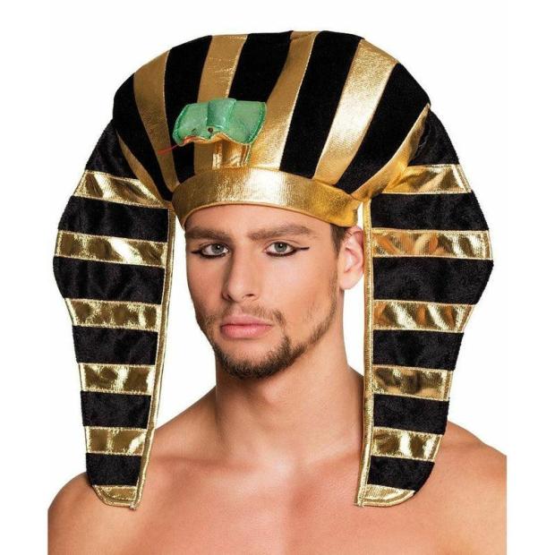 Adult Tutankhamun Headpiece Hat Egyptian Pharoah God Fancy Dress Accessory  |   Egyptian Egyptian Egyptian