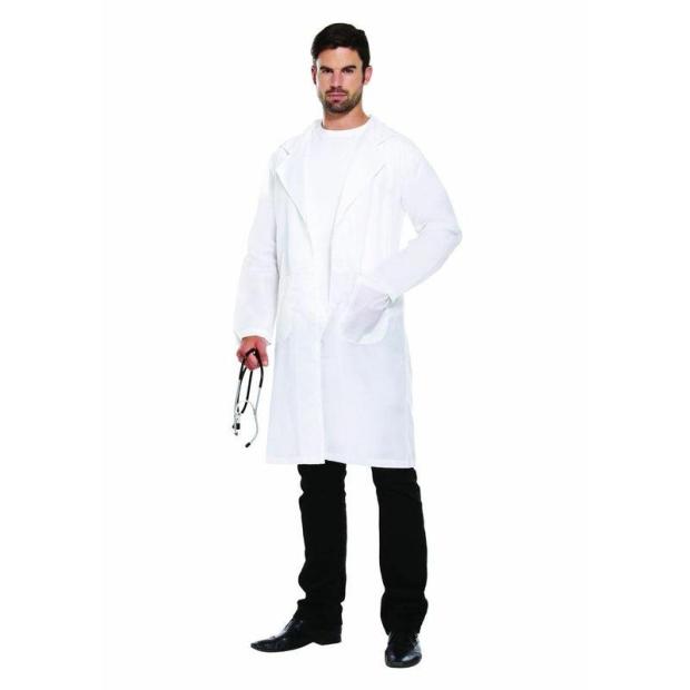 Adult White Doctors Surgeon Lab Coat Scientist Unisex Fancy Dress Costume Outfit  |   Doctors & nurses Doctors & nurses Doctors & nurses