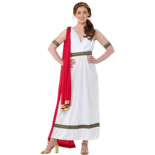 Adult Women’s Deluxe Roman Empress Greek Goddess Fancy Dress Costume  |   Historical FANCY DRESS Historical