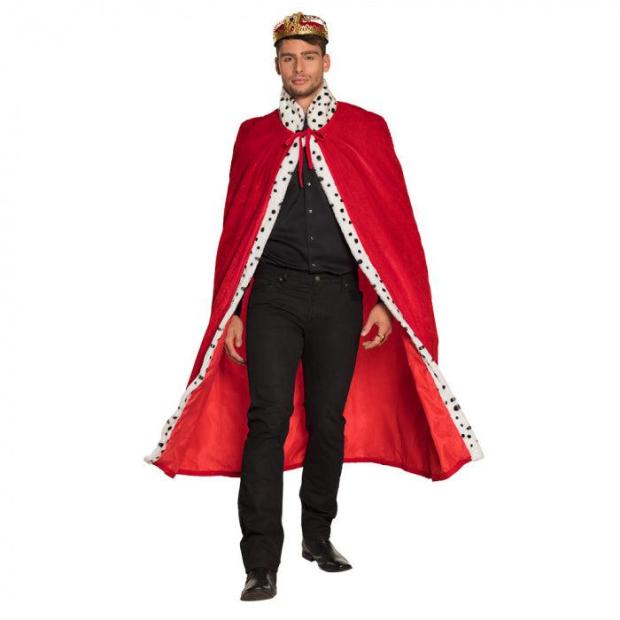 Boland Adult Unisex Red Royal Robe  |   Historical FANCY DRESS Historical