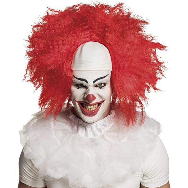 Boland Horror Clown Wig with Red Hair & Cap Adult Fancy Dress Costume Accessory  |   Clown Clown Clown