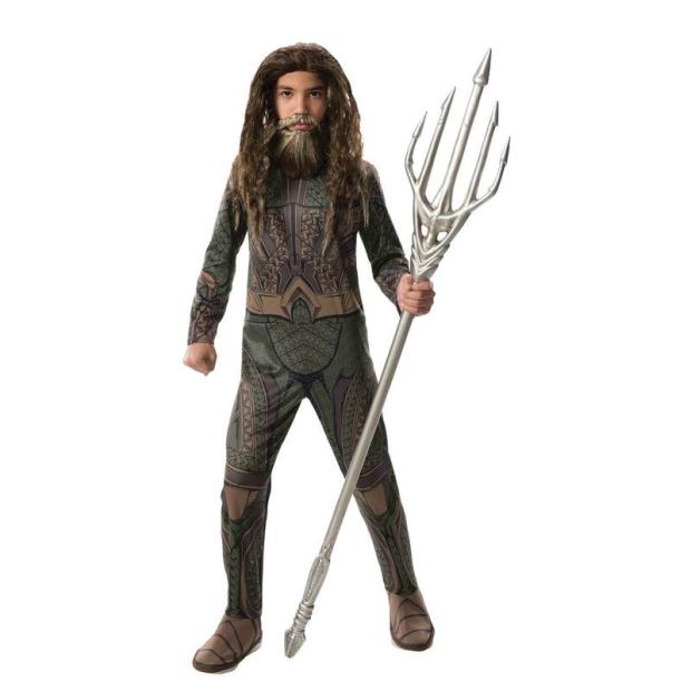 Boys Aquaman Costume Justice League Superhero Fancy Dress Child Outfit  |   Superhero FANCY DRESS Superhero