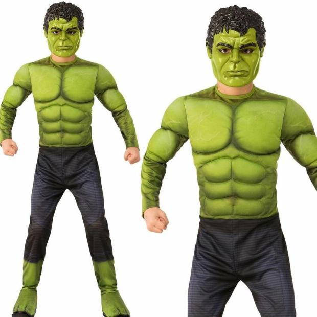 Boys Deluxe Hulk Infinty War Costume Avengers Superhero Fancy Dress Outfit  |   Superhero FANCY DRESS Superhero