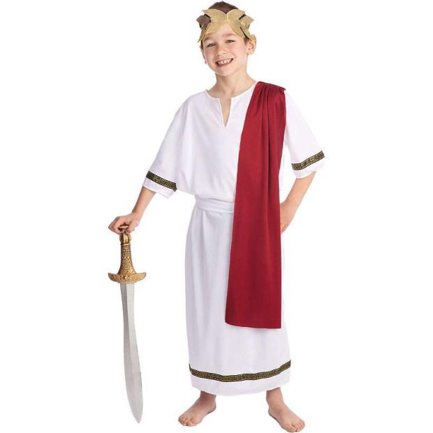 Bristol Novelty Roman Emperor Child Fancy Dress Costume  |   Historical FANCY DRESS Historical