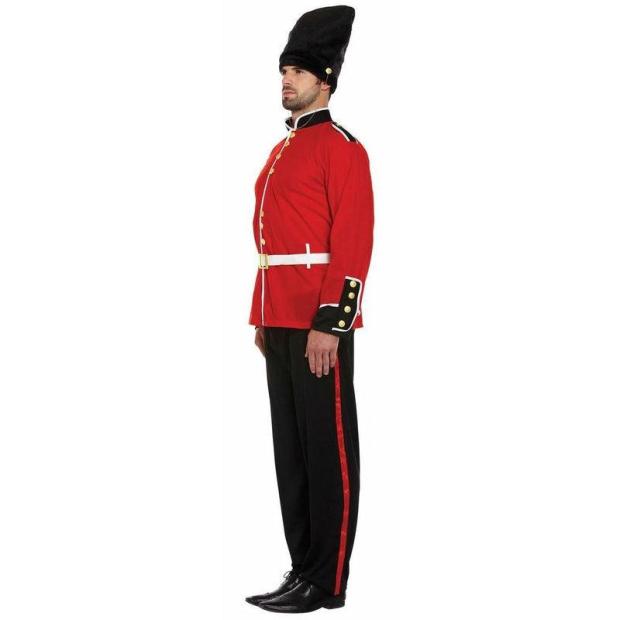 Busby Queens Guard Buzby Soldier Fancy Dress Costume Adult Outfit  |   Military FANCY DRESS Military