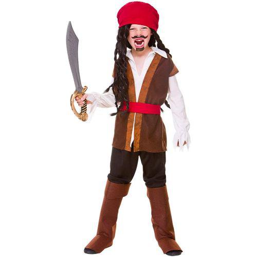 Child Boy’s Caribbean Pirate Fancy Dress Costume  |   Pirate FANCY DRESS Pirate