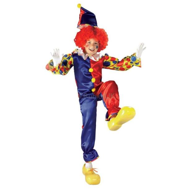 Child Clown Fancy Dress Costume Circus Boys Girls Carnival KidsOutfit  |   Clown Clown Clown