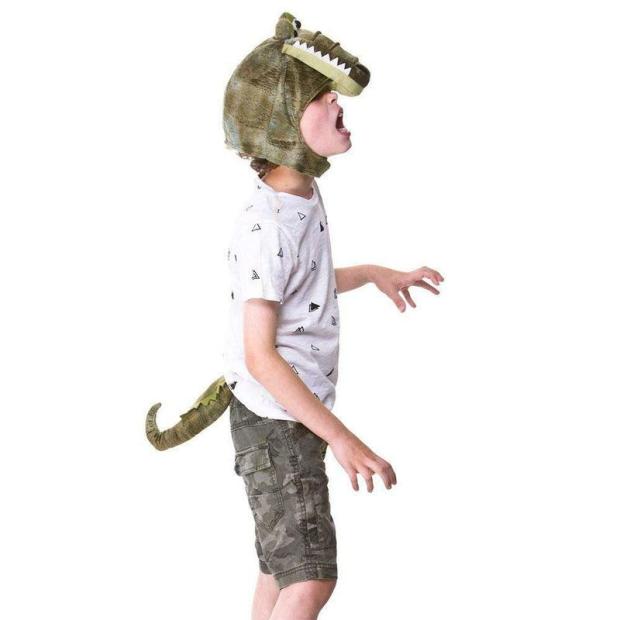 Child Crocodile Head & Tail Set Animal Boys Girls Fancy Dress  |   Animal Animal Animal