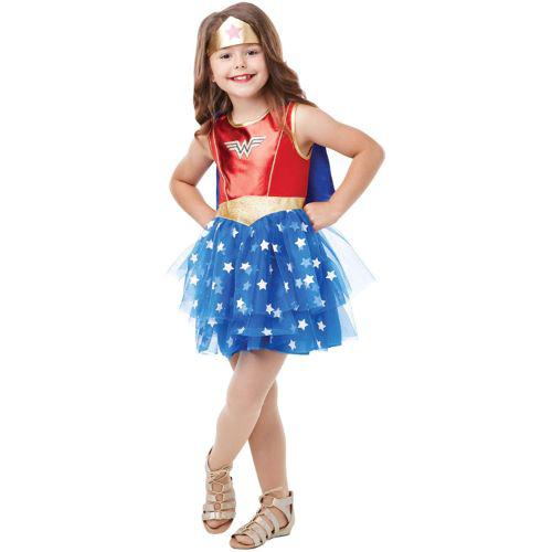 Child Girl’s DC Wonder Woman Deluxe Superhero Fancy Dress Costume  |   Superhero FANCY DRESS Superhero