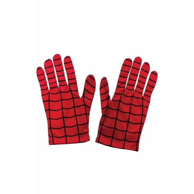 Child Ultimate Spiderman Gloves Superhero Book Week Comic Fancy Dress Accessory  |   Superhero FANCY DRESS Superhero