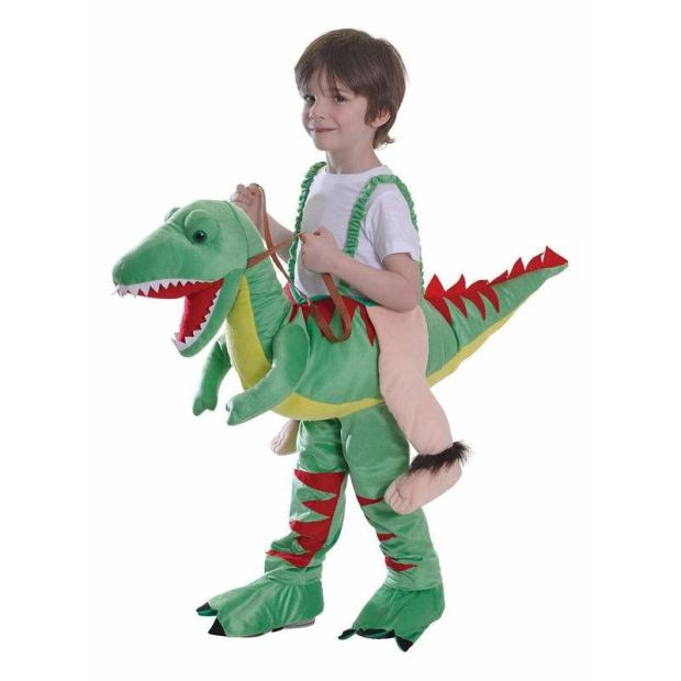 Child Unisex Riding Dinosaur Step-In Fancy Dress Costume Party Outfit  |   Animal Animal Animal