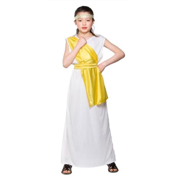 Child’s Greek Girl Costume – Extra Large Age 11-13  |   Historical FANCY DRESS Historical