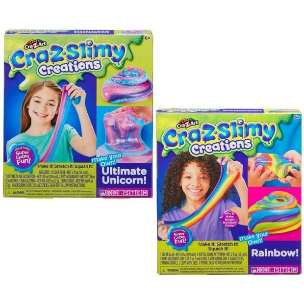 Cra-Z-Slimy Fun Creations – Rainbow or Unicorn  |   Slime and Play-Doh ARTS & CRAFTS Slime & Play-Doh