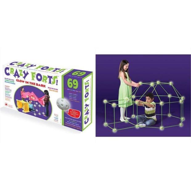 Crazy Forts 69 Piece Glow in the Dark Edition  |   Construction toys Construction toys Construction toys