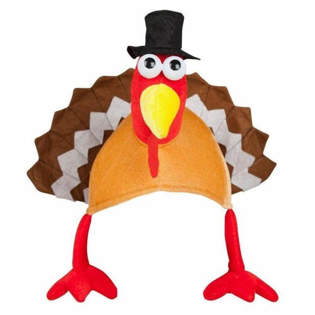 Crazy Turkey Hat Christmas Xmas Festive Fancy Dress Accessory  |   Animal Animal Animal