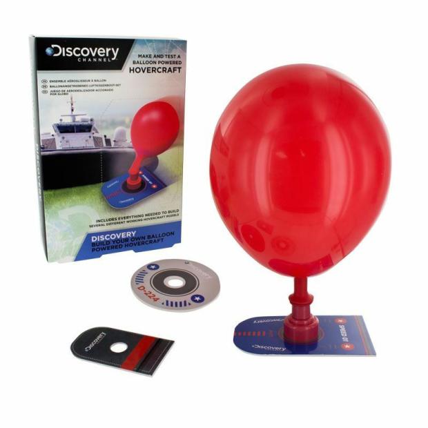 Discovery Channel Build Your Own Balloon Powered Hovercraft Science Toy  |   Construction toys Construction toys Construction toys