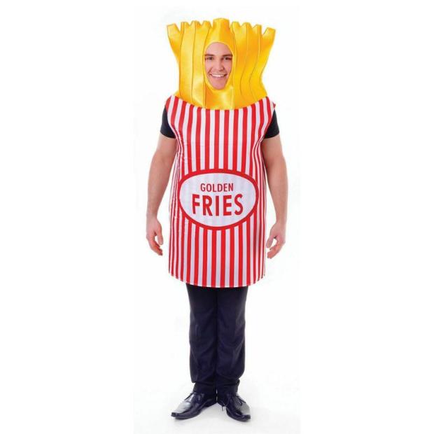 French Fries Fancy Dress Costume  |   Food and drink FANCY DRESS Food & drink