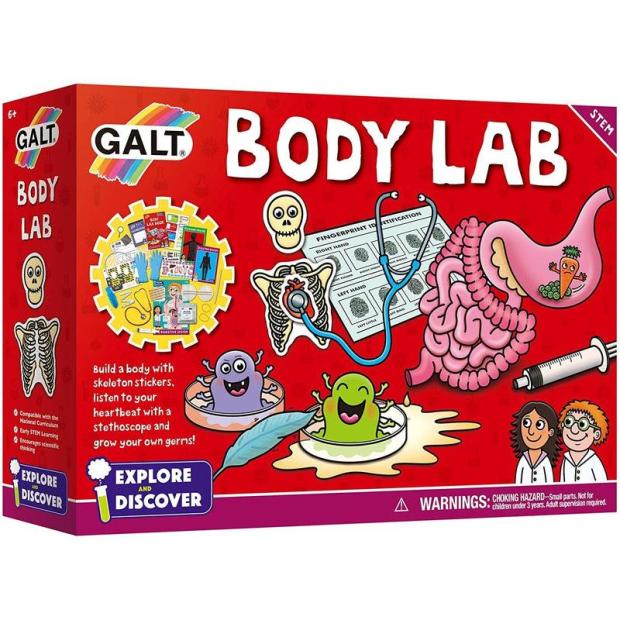 Galt Toys, Body Lab, Biology Science Kit for Children, Ages 6 Years Plus  |   Galt toys EDUCATIONAL Galt toys