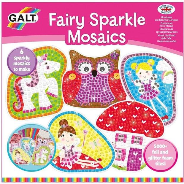 Galt Toys, Fairy Sparkle Mosaics, Kids’ Craft Kits, Ages 5 Years Plus  |   Galt toys EDUCATIONAL Galt toys