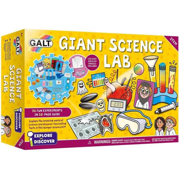 Galt Toys, Giant Science Lab, Science Kit for Kids, Ages 6 Years Plus  |   Galt toys EDUCATIONAL Galt toys