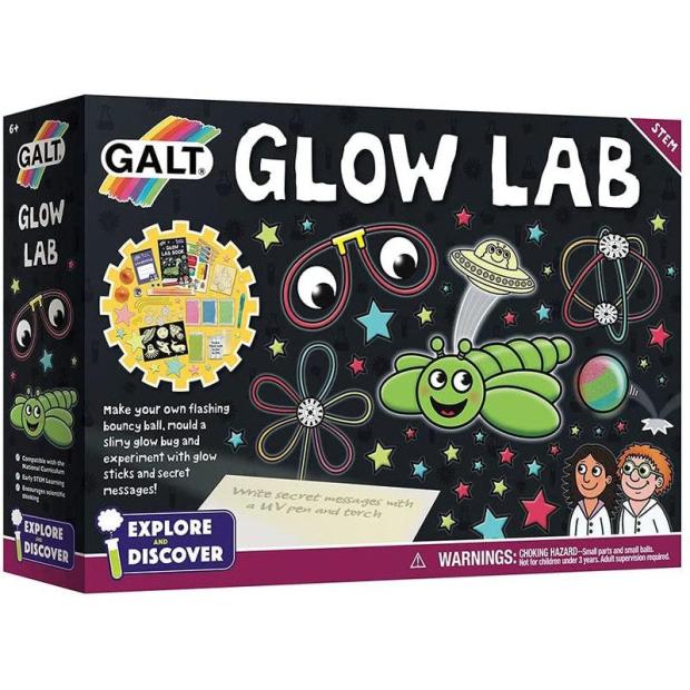 Galt Toys, Glow Lab, Science Kit for Kids, Ages 6 Years Plus  |   Galt toys EDUCATIONAL Galt toys