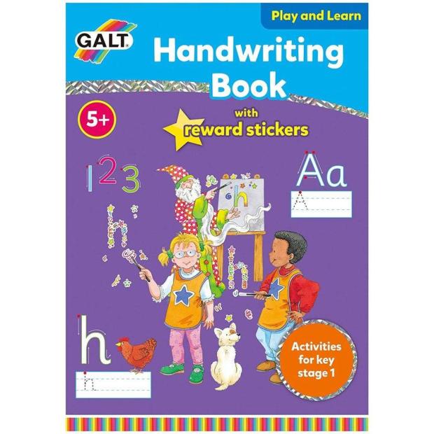 Galt Toys Home Learning Books Handwriting with Reward Stickers  |   Galt toys EDUCATIONAL Galt toys