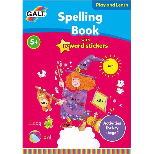 Galt Toys Home Learning Books Spelling with Reward Stickers  |   Galt toys EDUCATIONAL Galt toys