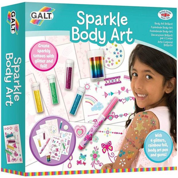 Galt Toys, Sparkle Body Art, Kids’ Craft Kits, Ages 6 Years Plus  |   Galt toys EDUCATIONAL Galt toys