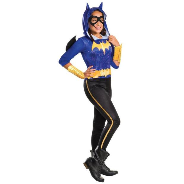 Girls Batgirl Costume Superhero Batman Child Halloween Fancy Dress Outfit  |   Superhero FANCY DRESS Superhero