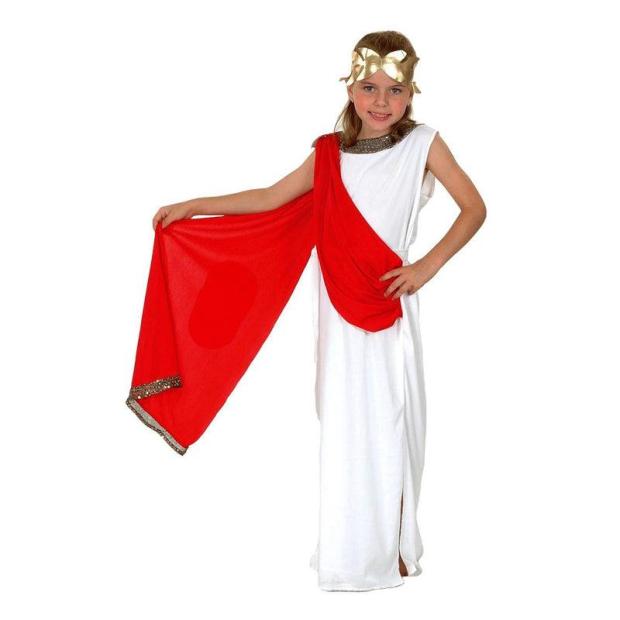 Girls Greek Roman Toga Goddess Book Week Fancy Dress Costume Child Outfit  |   Historical FANCY DRESS Historical