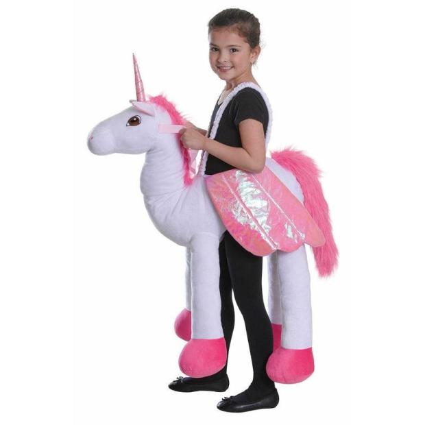 Girls Kids Unicorn Fantasy Riding Stand In Fancy Dress Costume Outfit  |   Animal Animal Animal