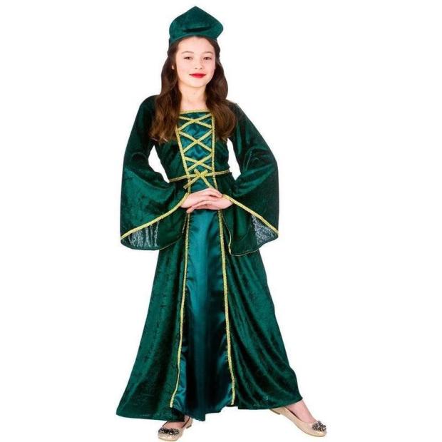 Girls Medieval Tudor Princess Fancy Dress Costume  |   Historical FANCY DRESS Historical