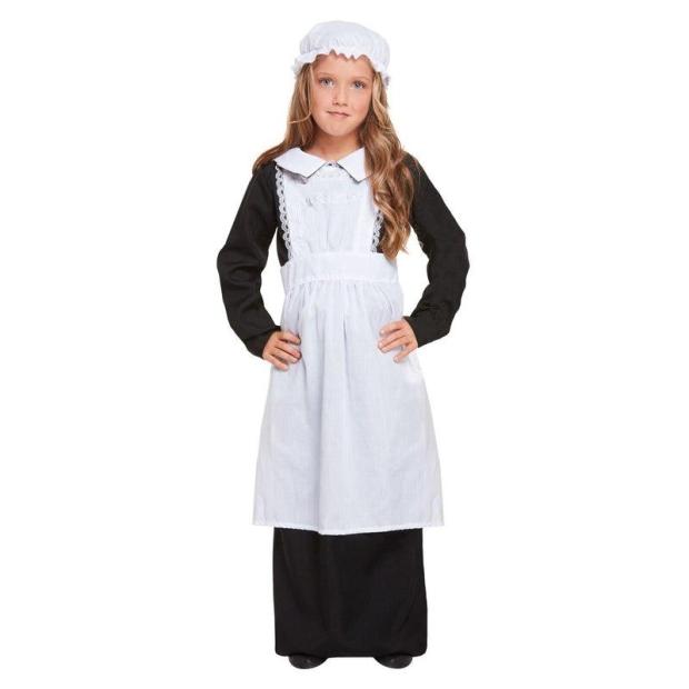 Girls Victorian Poor Girl Costume Maid Orphan Book Week Fancy Dress Outfit  |   Historical FANCY DRESS Historical