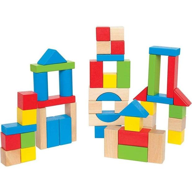 Hape Maple Blocks Wooden Building Blocks Set Baby Educational Toy – 12 Months +  |   Construction toys Construction toys Construction toys