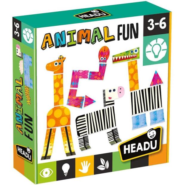 Headu Animal Building Game, Multi-Coloured  |   Construction toys Construction toys Construction toys