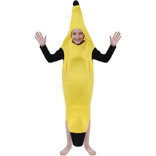 Henbrandt Banana Child Unisex Fancy Dress Costume  |   Food and drink FANCY DRESS Food & drink