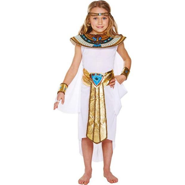 Henbrandt Egyptian Queen Cleopatra Girl’s Fancy Dress Costume  |   Egyptian Egyptian Egyptian