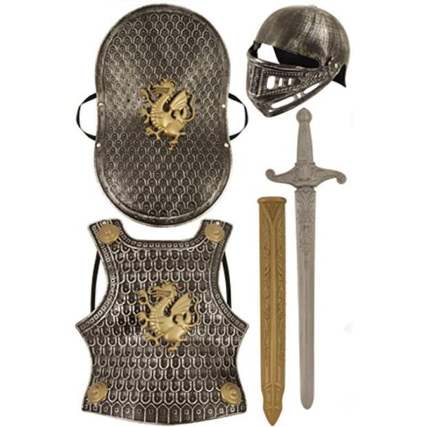 Henbrandt Medieval Knight Armour Set Child Fancy Dress Accessory  |   Historical FANCY DRESS Historical