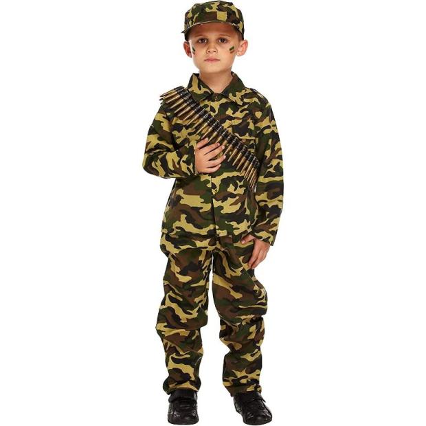 Henbrandt Military Army Boy’s Fancy Dress Costume  |   Military FANCY DRESS Military