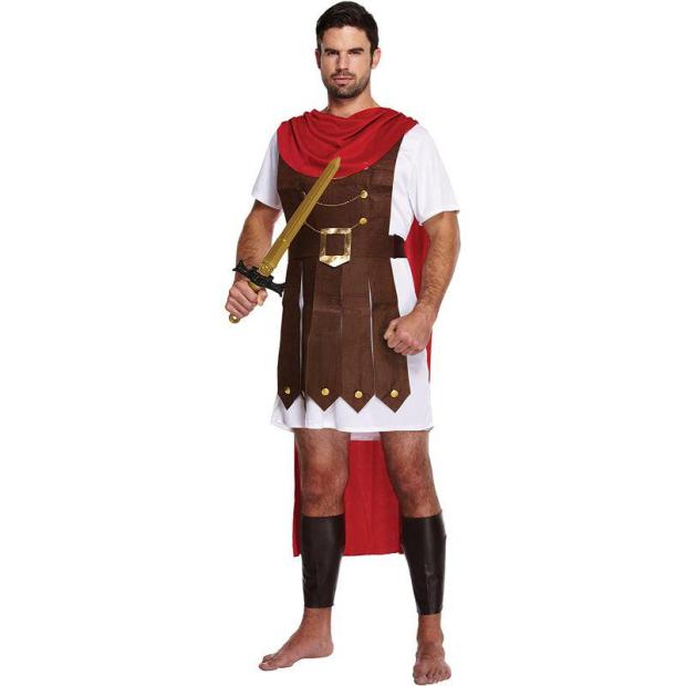 Henbrandt Spartan Fighter Roman Gladiator Men’s Fancy Dress Costume  |   Historical FANCY DRESS Historical