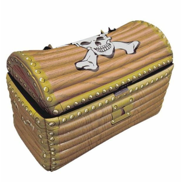 Inflatable Pirate Treasure Chest Drinks Beer Cooler Pirate Fancy Dress Party Box  |   Pirate FANCY DRESS Pirate