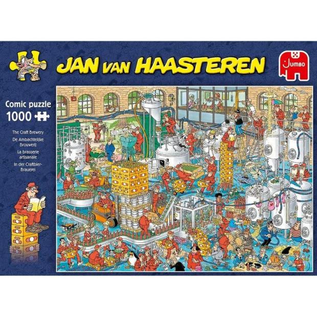 Jan van Haasteren 1000 Piece Jigsaw – The Craft Brewery – 20065  |   Galt toys EDUCATIONAL Galt toys