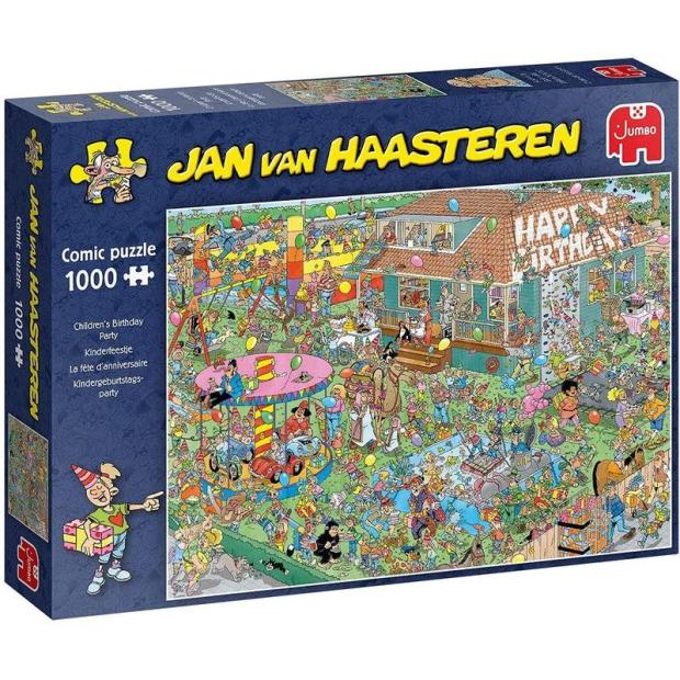 Jan van Haasteren Children’s Birthday Party 1,000 Piece Puzzle  |   Galt toys EDUCATIONAL Galt toys