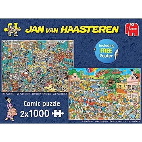 Jan van Haasteren Music Shop & Holiday Jitters Jigsaw Puzzles  |   Galt toys EDUCATIONAL Galt toys