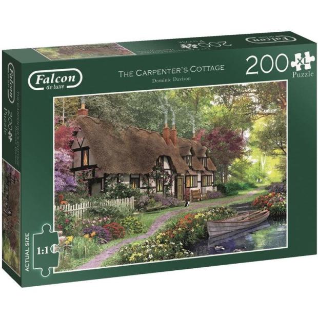 Jumbo 11218 Carpenter,âs Cottage 200 XL Jigsaw Puzzle, Multi  |   Galt toys EDUCATIONAL Galt toys