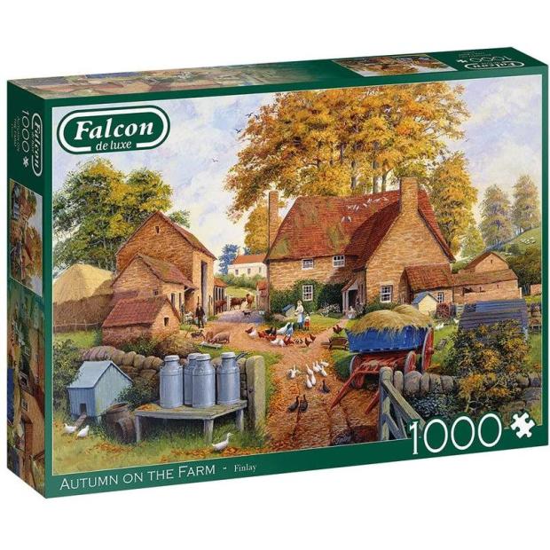 Jumbo, Falcon de luxe – Autumn on The Farm, Jigsaw Puzzles for Adults, 1,000 piece  |   Galt toys EDUCATIONAL Galt toys